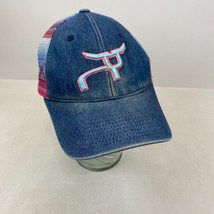 Rope Smart Trucker Retro Blue Snapback Hat Cap - $7.66
