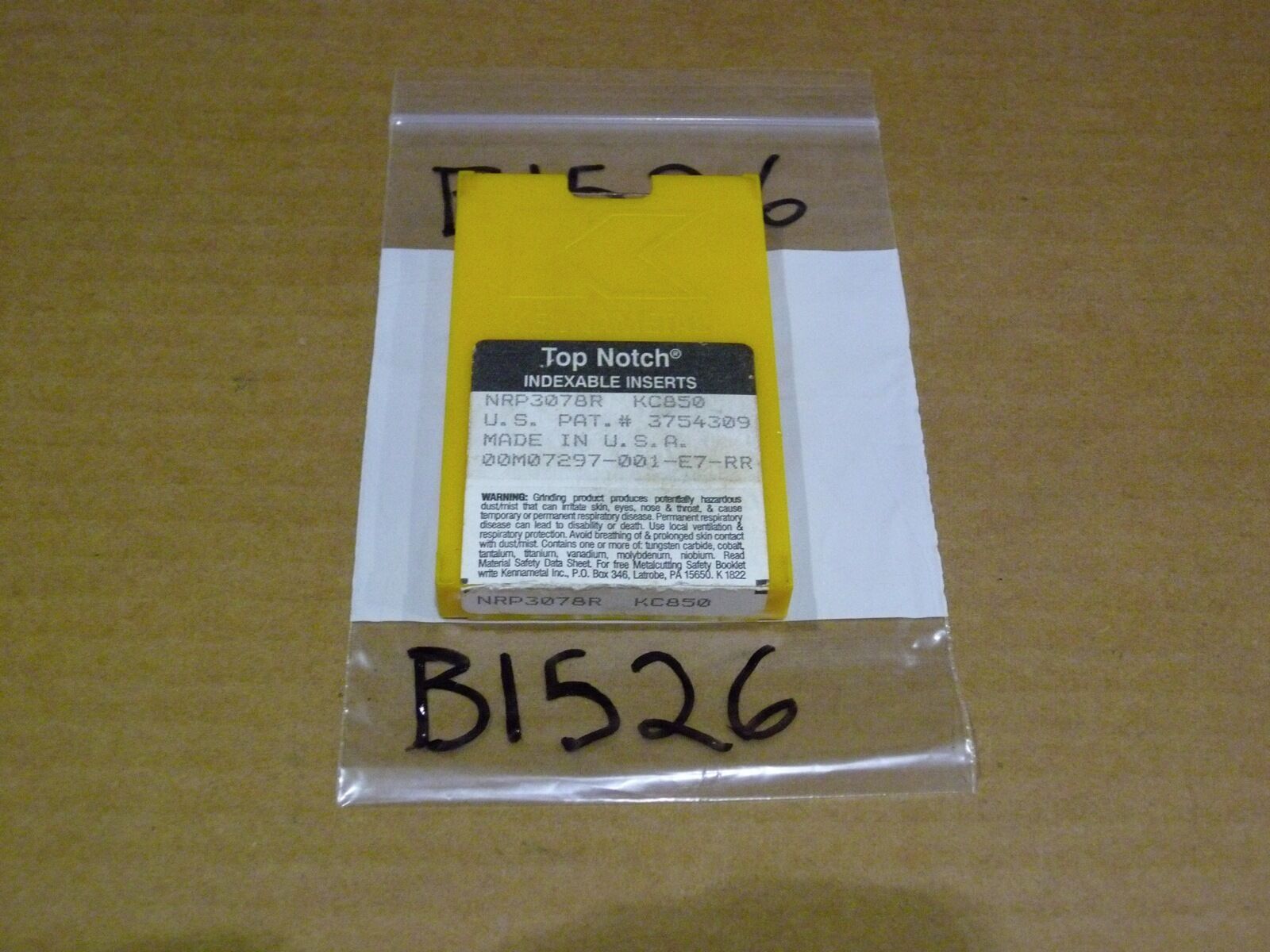 Primary image for Kennametal NRP3078R KC850 Cutting Inserts (NOS)
