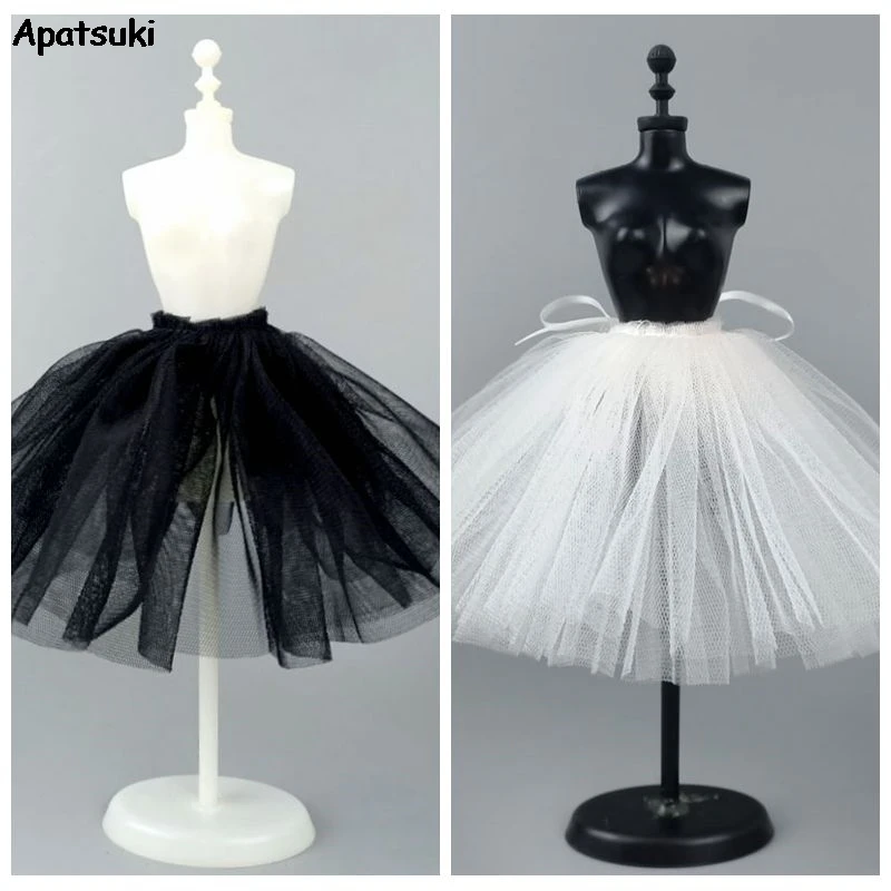 1PC Petticoat Crinoline For Barbie Doll ballet Dress Tutu Underskirt Clothes - £10.36 GBP