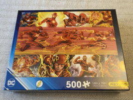 DC Comics The Flash Superhero Aquarius 500 Piece Jigsaw Puzzle 14&quot;x19&quot; S... - £15.25 GBP