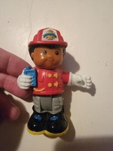 Fisher Price Little People Bendable Michael - Fireman Mini Figure Cake Topper - £10.03 GBP