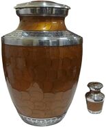 At Peace Memorials Cordoba Brown Urn for Ashes SET - $159.99