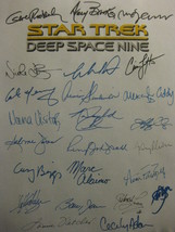 Star Trek Deep Space Nine Finale Signed TV Script Screenplay Autograph X24 Gene  - £15.62 GBP
