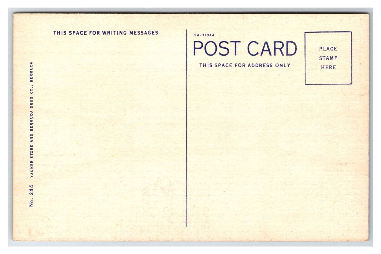Sir George Somers Tomb Interred Heart St George Bermuda UNP Linen Postcard XA12 Item image 2