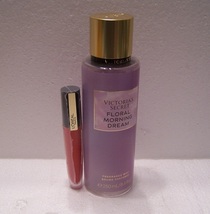 Victoria&#39;s Secret Floral Morning Dream Mist w L&#39;oreal Red Matte Lip Stain - £14.38 GBP