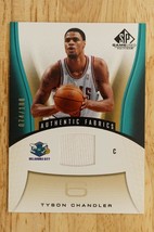 2006-07 SP Game Used Jersey Relic #110 Tyson Chandler 74/100 Chicago Bulls - £3.94 GBP