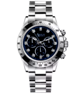 AMERICAN EXCHANGE Men&#39;s Analog Three-Hand Quartz Silver-Tone Metal Watch... - €29,24 EUR
