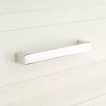 New 5&quot; Polished Chrome Gebara Brass Cabinet Pull By Signature Hardware - £18.00 GBP