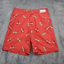Liquid Flow Shorts Mens 35 Red Fish Trout Fishing Swim Board Active Bottoms - $22.75