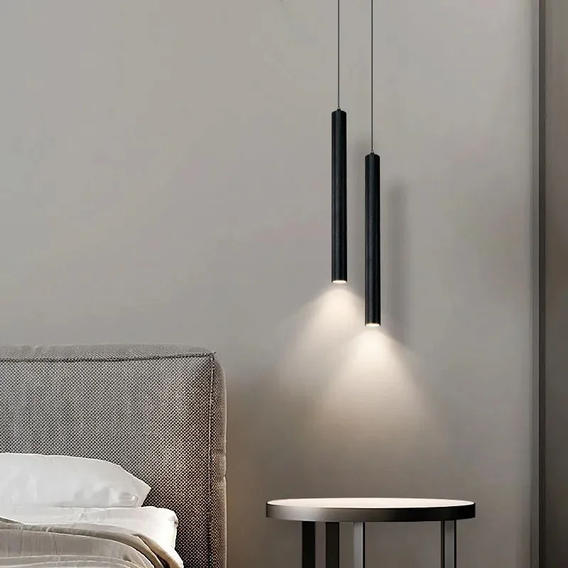 Long Tube LED Pendant Lights Lamp Pipe Decorative COB Cylinder Hanging Lamp - £21.69 GBP+