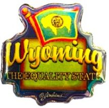 Wyoming The Equality State Hat Tac or Lapel Pin - $7.99