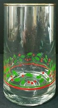 Vintage Arbys 1984 Holly Berry Drinking Glass 5.25&quot; x 3&quot; - £6.75 GBP