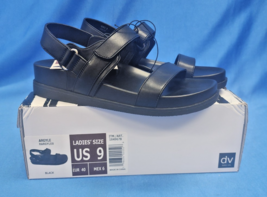 DV by Dolce Vita Women's Size 9 Strap Sandals, Black, Brand New In Box - $24.74
