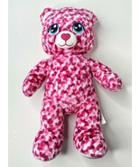 Build A Bear Pink Hearts Camo Love Valentines BAB 2017 Stuffed Animal 16&quot; - £12.75 GBP