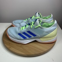 Adidas Adizero Ubersonic 3 Womens Size 9.5 Shoes Blue Green Sneakers  EF... - £35.47 GBP