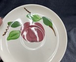 Blue Ridge Southern Pottery Hand Painted Delicious Apple  Saucer - £4.69 GBP