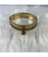 Michael Kors Gold Bracelets Set of 2 Inlaid Pave Padlock Chain - £54.52 GBP