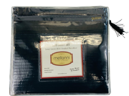 Mellanni 1800 Brushed Microfiber Queen Bed Sheet Set, 4 Piece - Black - £27.65 GBP