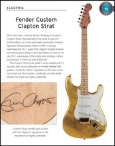  Eric Clapton Custom Fender Stratocaster guitar history article + &#39;52 Telecaster - £3.35 GBP