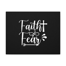  Isaiah 41:10 Faith And Fear Cross Bible Verse Canvas Christian  - £55.97 GBP+