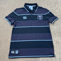 NSW Rugby Canterbury Polo Shirt Mens Medium Blue Striped RFL Australia B... - $49.49