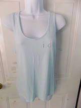 Gilligan &amp; O&#39;Malley Baby Blue Tank Top &quot;I do&quot; Size M Women&#39;s EUC - £11.69 GBP