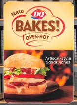 Dairy Queen Promotional Window Decal Sandwiches Bakes dq2 - £63.41 GBP