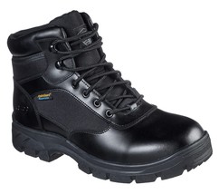 Men&#39;s SKECHERS Work Wascana Benen WP Tactical Boot, 77526 /BLK Multi Sizes Black - £79.88 GBP