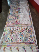 Katha work embroidery sari for women clothing - $100.00