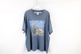 Vintage Y2K Streetwear Mens XL Faded Spell Out Boat Potato Fishing T-Shi... - $29.65