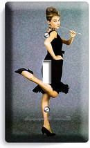 Audrey Hepburn Breakfast At Tiffany&#39;s Cigarette 1G Light Switch Wall Plate Decor - £9.56 GBP