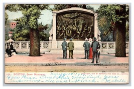 Shaw Memorial Monument Boston Massachusetts MA UDB Postcard N24 - £3.58 GBP