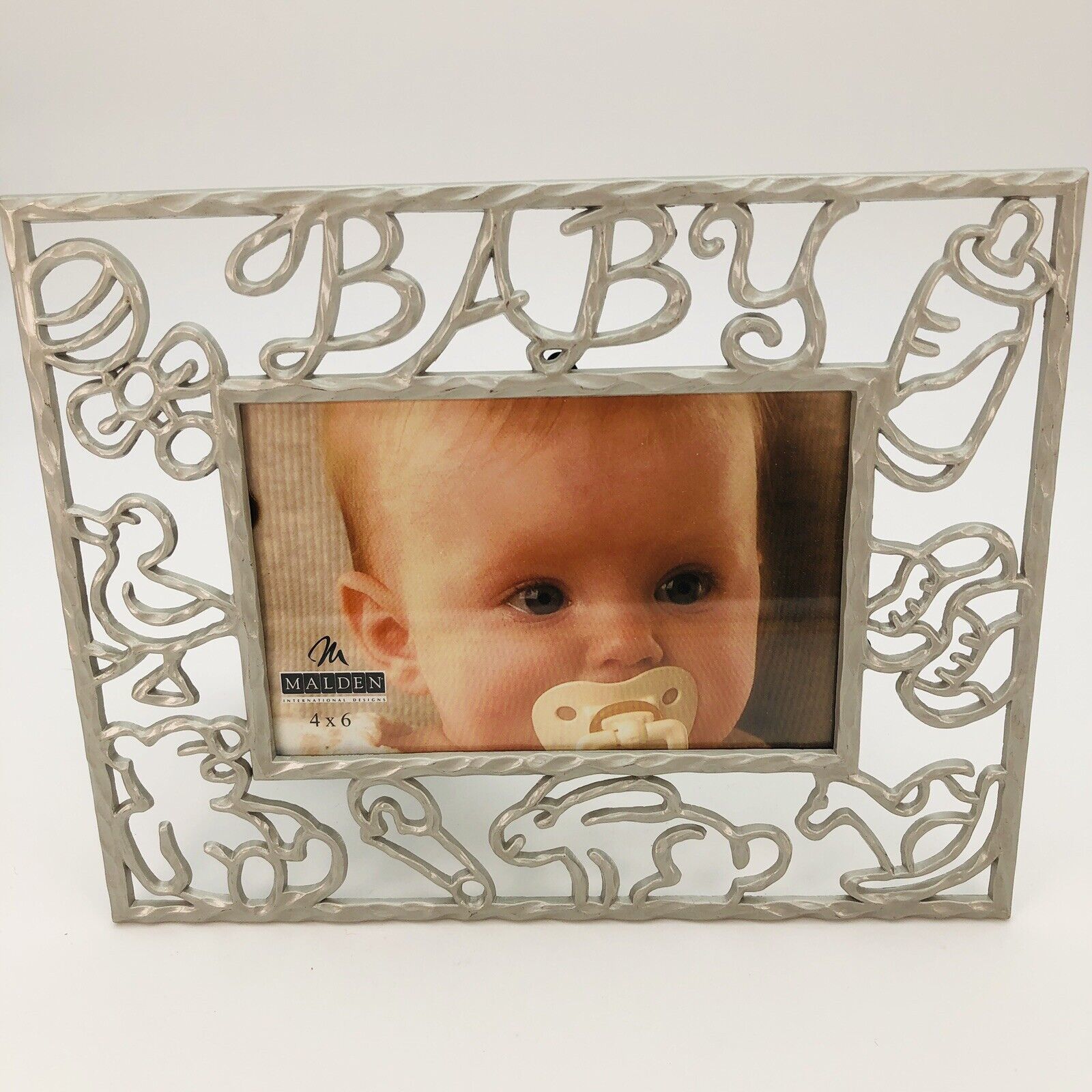 Primary image for Malden Metal Frame Baby and Toys 9.5x7.5  for 4x6 Photo