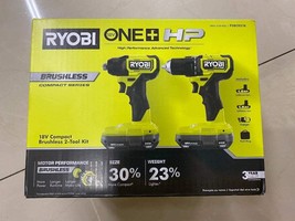 Ryobi ONE+ HP 18V Brushless Cordless Compact 1/2 in. Drill and, Charger and Bag - £169.64 GBP