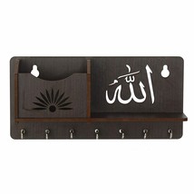Wood Wall Mounted Design Key Holders for Wall Decor Home Office Wall Key... - $15.59