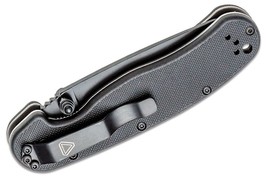 Ontario RAT Model 2 Folding Knife 3.0&quot; Black Plain Blade, Black Nylon Handles - £39.86 GBP