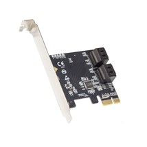 4 Port SATA III Expansion Card with Low Profile Bracket - 6Gbps SATA 3.0... - £34.61 GBP