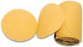 LR5C100 Premium Gold 5-Inch PSA 100 Grit Sanding Discs C-Weight Aluminum... - £18.78 GBP