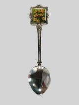 Colorado Souvenir Spoon with Columbine Flower Silverplated - 3.5&quot; approx. - £3.56 GBP