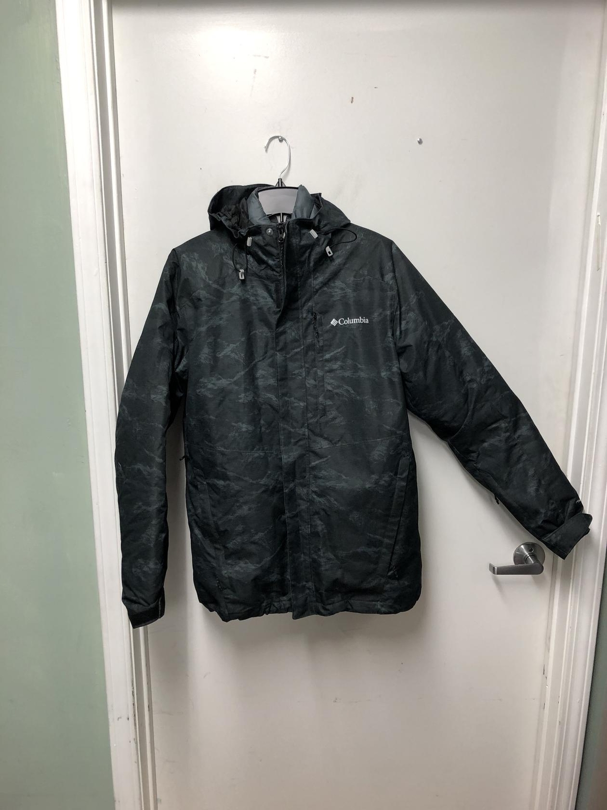 Columbia Men&#39;s Nordic Point Interchange Jacket Black Camo/Gray Size Medium - $64.35