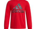 adidas Toddler Boys Round Neck Long Sleeve Graphic T-Shirt 3T Better Sca... - £16.26 GBP