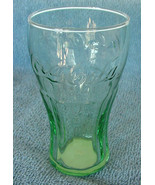 Vintage COCA-COLA GLASS 4-1/2&quot; Mini Shot Glass Clear With Green Tint - $8.03 CAD