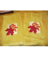 Set of 2 Autumn Leaves Kitchen Towels