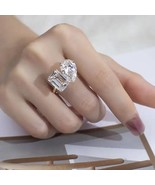 Double Stone Lab Grown Diamond Ring G Color VS1 - Elegant and Sparkling ... - $2,887.46 CAD