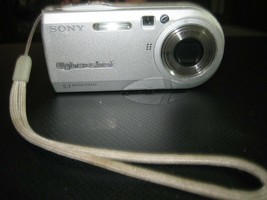 Sony Cyber-shot DSC-P100 5.1MP Digital Camera - Silver - As Is -PARTS Only!! - $20.49