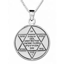 Sterling Silver Kabbalah Star of David Guarding &amp; Protection Against Evil Eye Se - $83.30