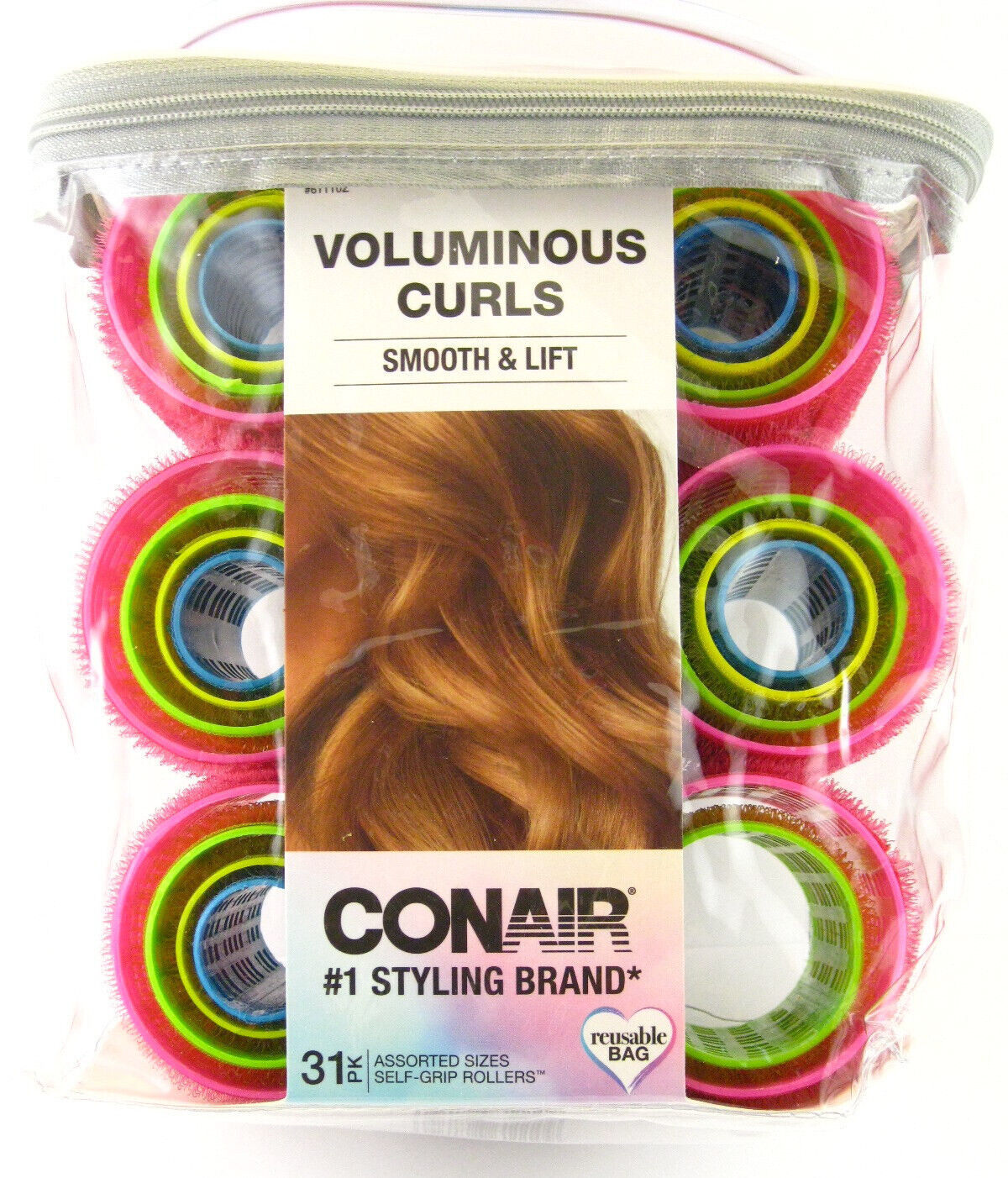 CONAIR SELF GRIP ASSORTED HAIR ROLLERS - 31 PCS. (61110) - £11.72 GBP