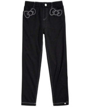 Hello Kitty Toddler Girls Ponte-Knit Bow Leggings - Black, Size 2T - £11.87 GBP