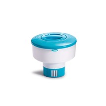 Intex 29041EP, 7-Inch Floating Chemical Dispenser for Pools, White/Blue - £14.94 GBP