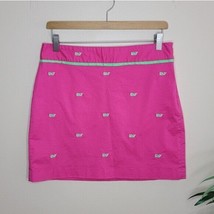 Vineyard Vines | Pink Margot Mini Skirt Embroidered Whales, womens size 2 - £22.77 GBP